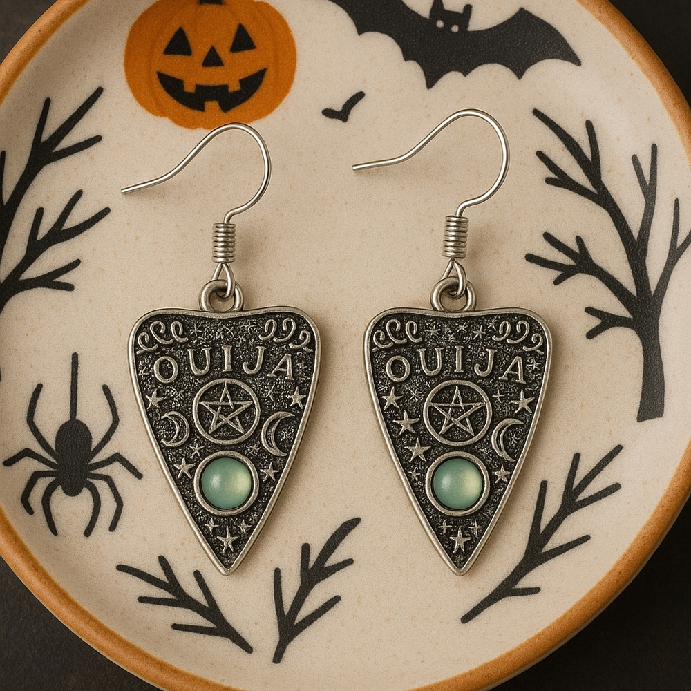 Ouija Alloy Earrings Halloween Fashion Jewelry‎